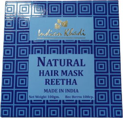 Khadi Organic / Сухой шампунь-маска для волос &quot;Ритха-мыльный орех&quot;, 100 г