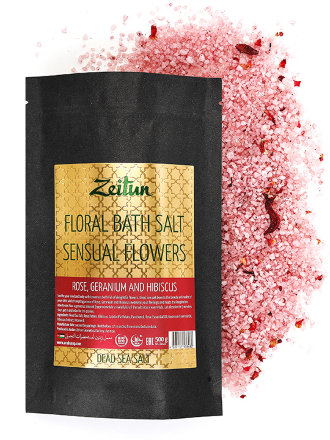 Цветочная соль для ванн &quot;Волнующие цветы&quot; Zeitun, 500 г.