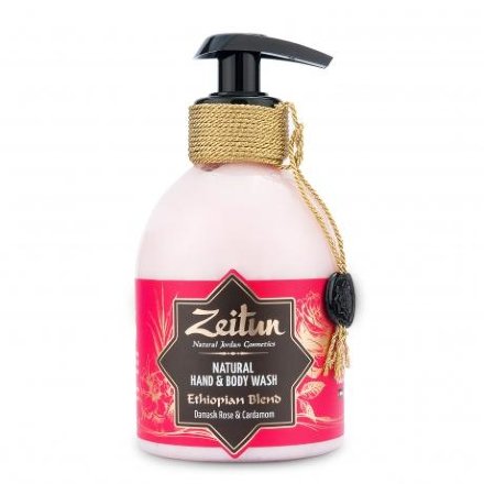 Жидкое крем-мыло &quot;Zeitun&quot; для рук и тела “Эфиопский купаж”: дамасская роза и кардамон, 300 мл.
