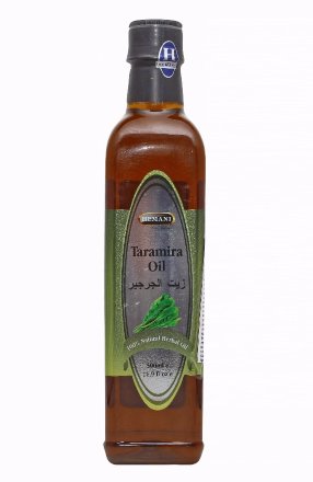 Hemani / Масло семян рукколы (Taramira oil) для роста ресниц, бровей и волос 500 мл