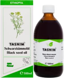 Масло черного тмина TASNIM первого холодного отжима из ЭФИОПСКИХ семян из Австрии 500 мл