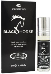 Al Rehab / Арабские масляные духи Унисекс BLACK HORSE (Черная лошадь), 6 м