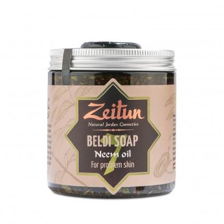 Деревенское мыло-бельди &quot;Zeitun&quot; с маслом нима — для проблемной кожи №7, 250 мл.