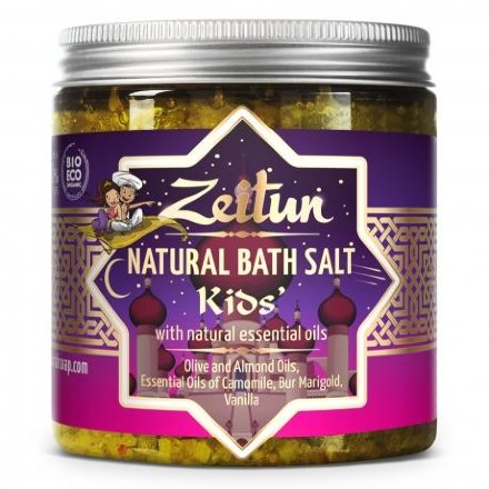 Соль для купания &quot;Zeitun&quot;, с экстрактами ромашки, череды и ванили, 250 мл.