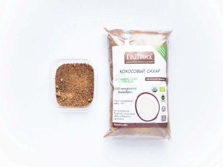 Кокосовый сахар органический Nutiva (Raw, Organic), 500 гр