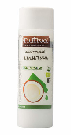 Кокосовый шампунь (Organic) Nutiva, 200 мл