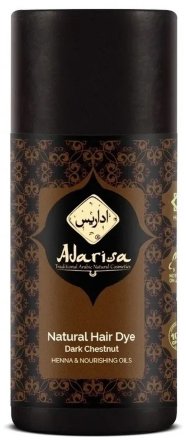 Adarisa / Хна-паста для волос натуральная с маслами какао и оливы (темно-каштановая), 250 г