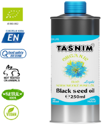 Масло черного тмина TASNIM BIO первого холодного отжима из ЕГИПЕТСКИХ семян из Австрии в ж/б 250 мл