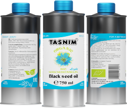 Масло черного тмина TASNIM BIO первого холодного отжима из ЕГИПЕТСКИХ семян из Австрии в ж/б 750 мл