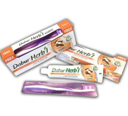 Dabur Vatika / Зубная паста Herbal &quot;Гвоздика&quot; + зубная щетка в подарок, 150 г