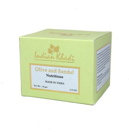 Indian Khadi / Питательный крем для всех типов кожи с сандалом и оливой, 50 г