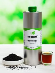 Масло черного тмина Эфиопское TASNIM первого холодного отжима нефильтрованное 100% натуральное в жестяной банке из Австрии 1000 мл.