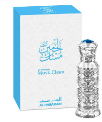 Al Haramain / Арабские масляные духи Musk Clean / Чистый Мускус, 12 мл