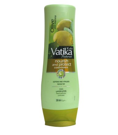 Dabur Vatika / Кондиционер для волос &quot;Питание и защита&quot;: оливковое масло, хна, алоэ вера 200 мл
