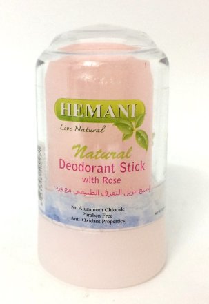 Hemani / Дезодорант-кристалл Алунит с розой 70 г