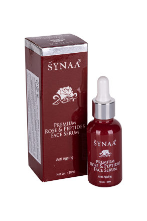 Synaa / Сыворотка для лица пептидная с ретинолом, обогащенная маслом Дамасской розы 30 мл