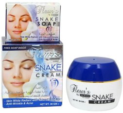 Hemani / Крем для лица Fleur's Snake Cream 80 г + мыло в подарок