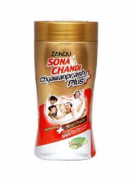 Чаванпраш Zandu Sona Chandi “Plus” с золотом, 450 г.