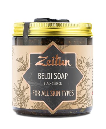 Zeitun / Мыло Бельди «Черный тмин» омолаживающее, для всех типов кожи,  250 мл