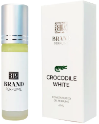 BRAND PERFUME / Масляные духи Crocodile White / Белый Крокодил, 6 мл