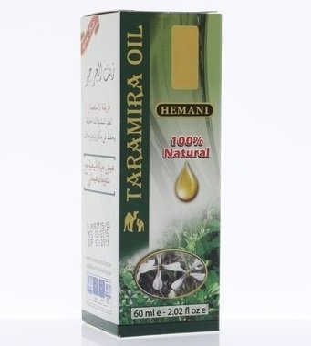 Hemani / Масло семян рукколы (Taramira oil) для роста ресниц, бровей и волос 60 мл