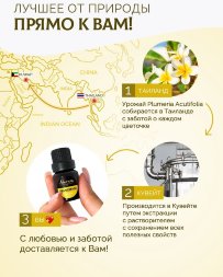 Adarisa / Эфирное масло франжипани (плюмерии), 2,5 мл