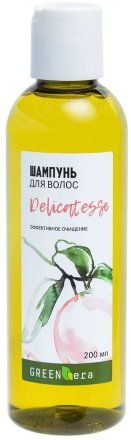 GreenEra / Шампунь натуральный для глубокого очищения жирных волос «Грейпфрут», 200 мл