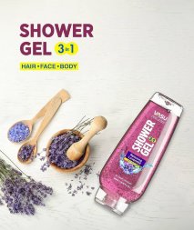 Vasu Healthcare / Гель для душа расслабляющий Лавандер (Vasu Shower Gel – Lavender), 250мл