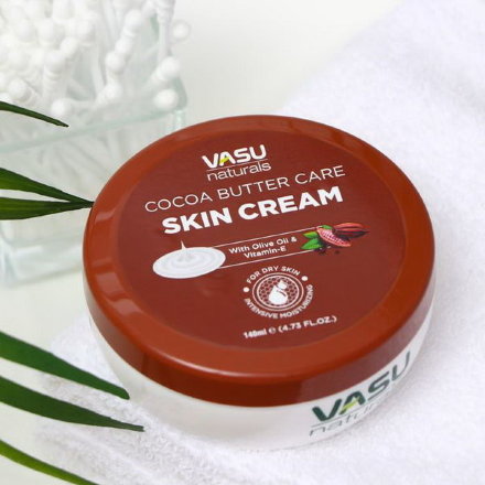 Vasu Healthcare / Крем для кожи с маслом какао (Vasu Cocoa Butter Care Skin Cream),140 мл