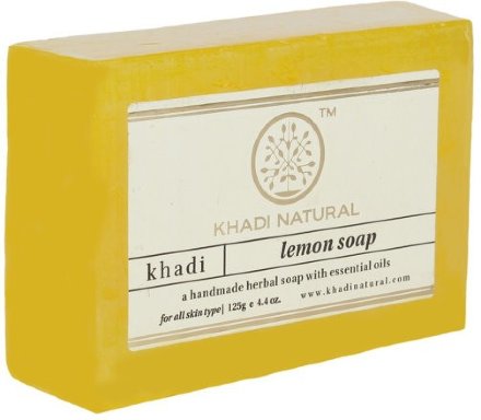 Khadi Naturals / Натуральное мыло с осветляющим и тонизирующим эффектом с лимоном, 125 г