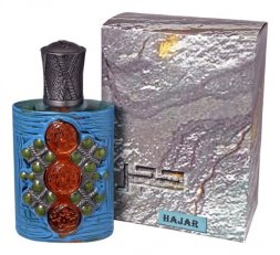 Junaid Perfumes / Арабская туалетная вода SYED JUNAID HAJAR / Хаджар Голубой 100 мл