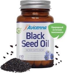 Avicenna / Масло Черного Тмина / Black Seed Oil в капсулах, 90 шт/б