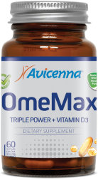 Avicenna / OmeMax with Vitamin D3 № 60 / ОмеМакс с витамином Д3 № 60