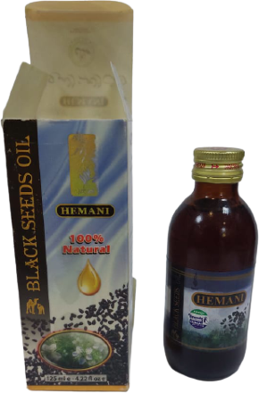 Hemani / [Уценка, Лот 23] Масло черного тмина (запачкана упаковка), 125 мл
