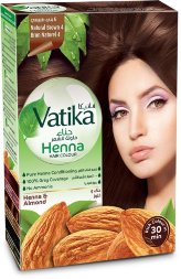 Dabur Vatika / Хна для волос Henna BROWN коричневая 6 шт по 10 г