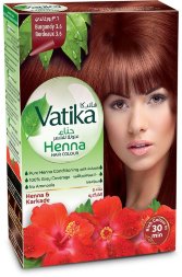 Dabur Vatika / Хна для волос Henna BURGUNDY бургунди 6 шт по 10 г