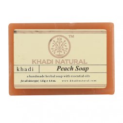 Khadi Naturals / Натуральное мыло для смягчения и питания кожи с персиком, 125 г