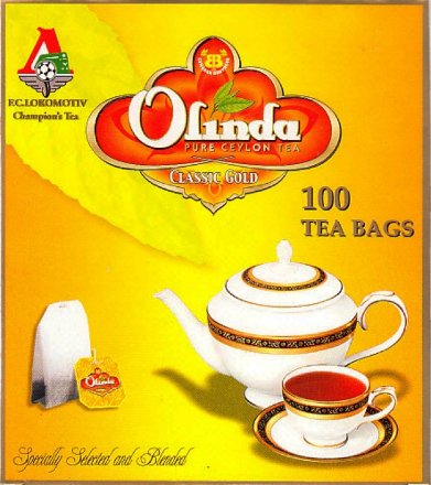 Olinda / Чай черный пакетированный &quot;Classic Gold&quot; 100*2 г