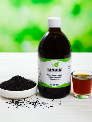 Масло черного тмина Эфиопское Nigella Sativa TASNIM первого холодного отжима нефильтрованное 100% натуральное в стеклянной бутылке из Австрии 500 мл.