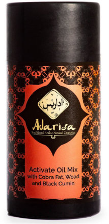 Adarisa / Активизирующая смесь масел с жиром кобры, усьмой и черным тмином 100 мл