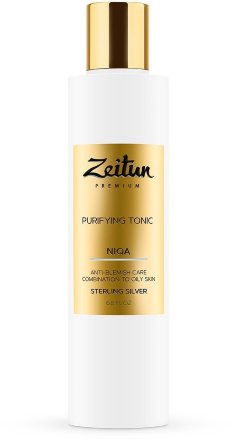 Zeitun / Очищающий тоник против несовершенств Niqa для комбинированной и жирной кожи с серебром 200 мл