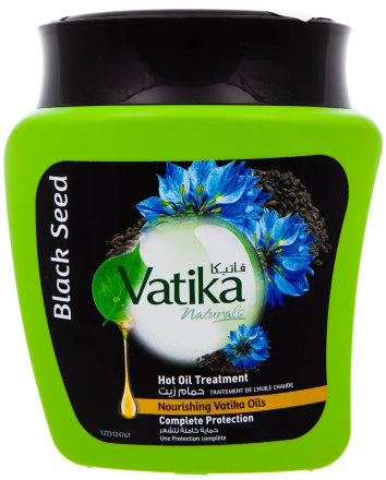 Dabur Vatika / Маска для волос VATIKA &quot;Сила и блеск&quot; с маслом черного тмина 500 мл