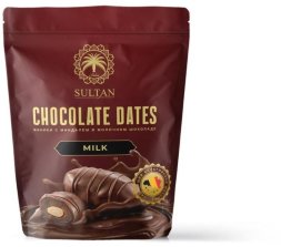Sultan / Финики в молочном шоколаде с миндалем Chocolate Dates Milk: молочный шоколад, миндаль, финики, 250 г