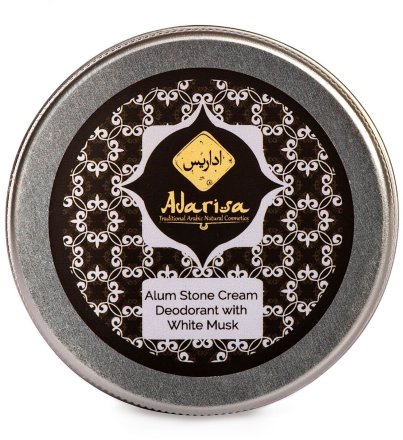 Adarisa / Алунитовый крем-дезодорант с белым мускусом 50 г