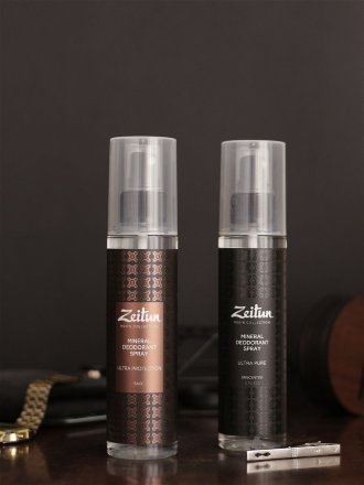 Zeitun / Минеральный дезодорант-антиперспирант для мужчин нейтральный без запаха &quot;Ультра чистота&quot; 150 мл