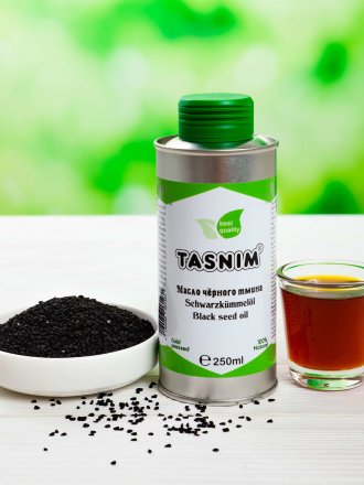 Tasnim / Масло черного тмина Эфиопское первого холодного отжима 100% натуральное в жестяной банке из Австрии 250 мл.