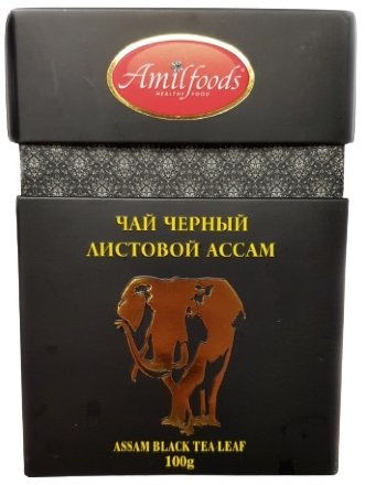 Amil / Чай черный органический крупнолистовой Ассам, 100 г