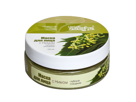 Aasha Herbals / Маска очищающая для проблемной кожи лица НИМ, 150 г