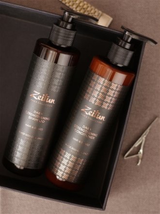 Zeitun / Укрепляющий стимулирующий шампунь для волос и бороды с имбирем и черным тмином для мужчин, 250 мл