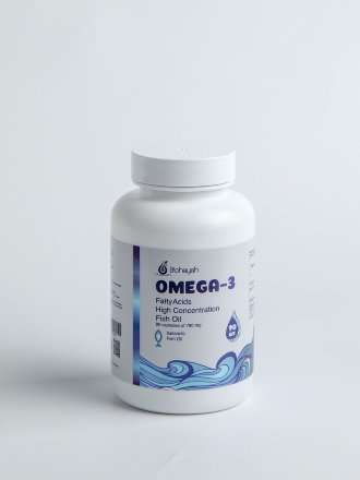 Biohayah / OMEGA-3 капсулы высокой концентрации, Рыбий жир исландских рыб, 90 капсул по 790 мг